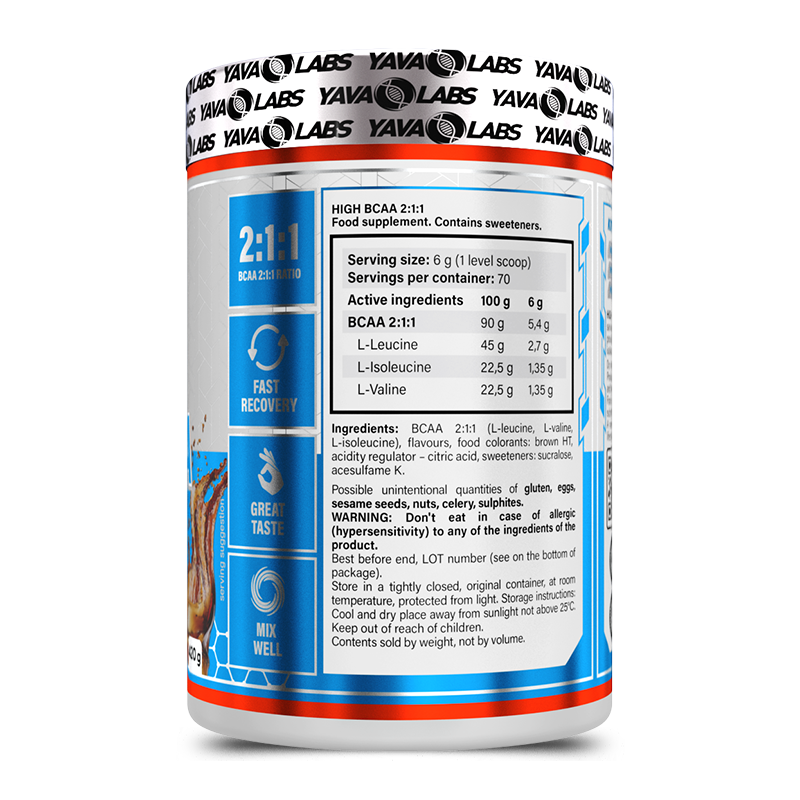 HIGH BCAA YAVA LABS - 420GR - Yava Labs