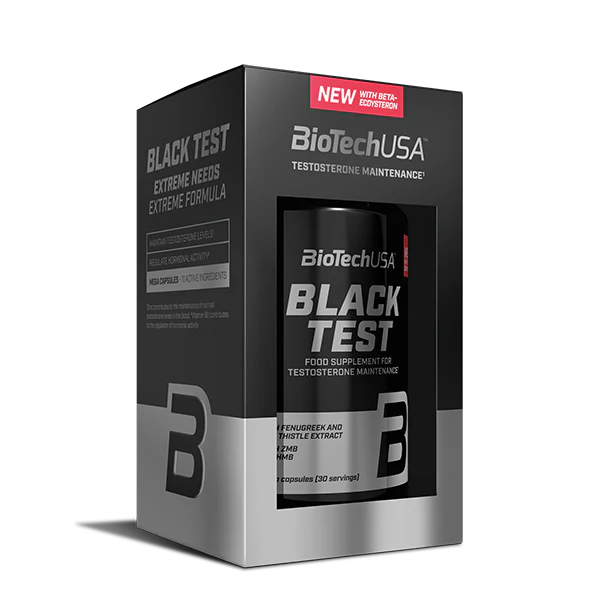 BLACK TEST BIOTECH USA - 90 MEGA GELULES - BiotechUSA